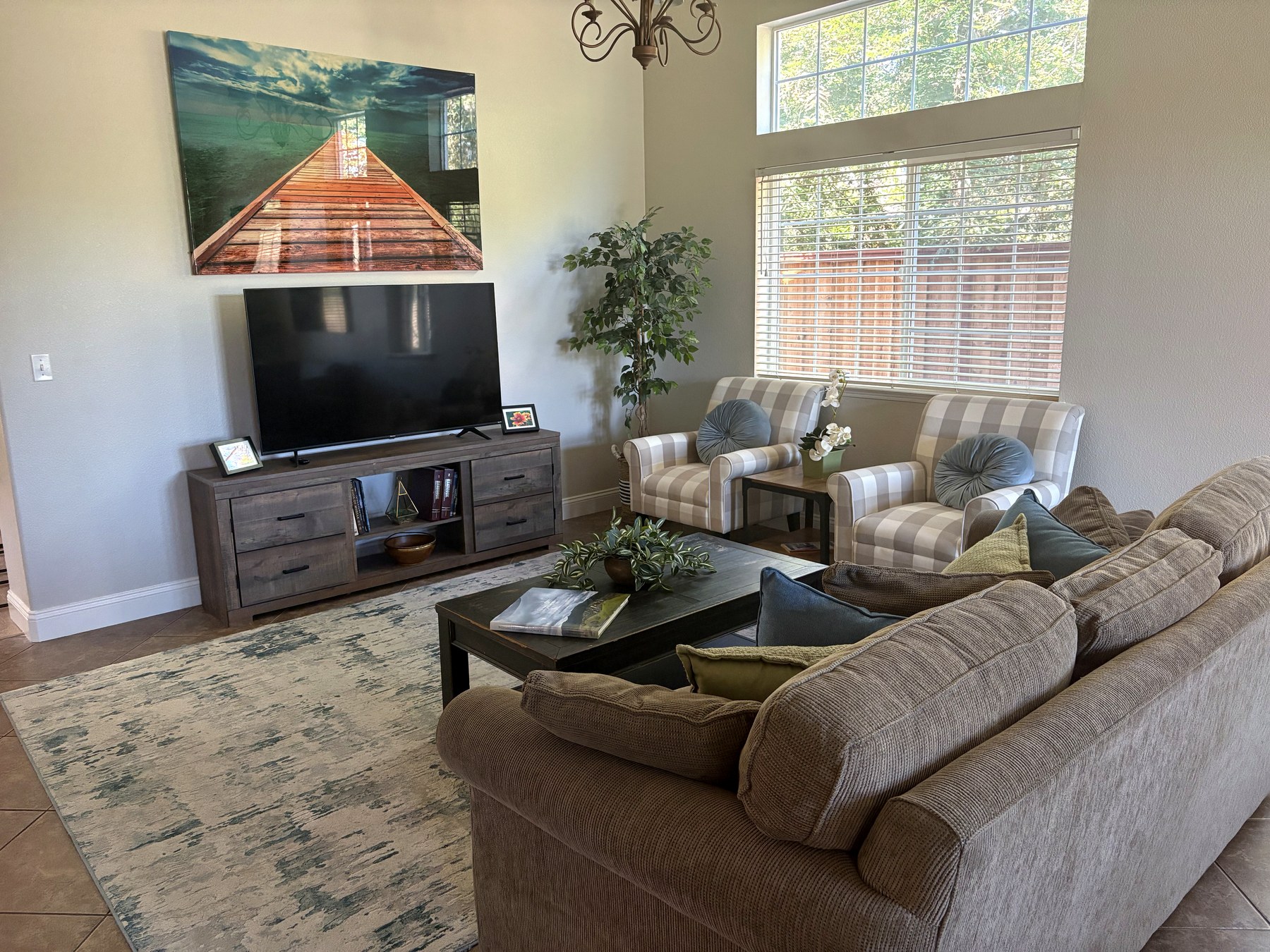 Living room at Buena Vista